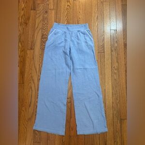 P.J. Salvage Blue Textured Lounge PJ Pants
